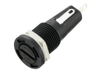 R3-54 Snap Fit Panel Mounting Cartridge Fuse Holder , Micro Fuse Holder With CEE Plug 2.8mm