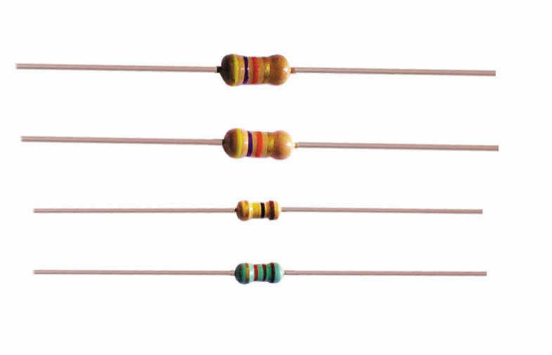Yellow 10 ohm 1W 5 Carbon Film Resistor For PCB , Carbon Film Fixed