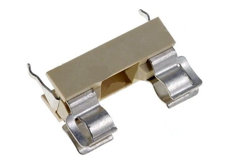 5x20mm 2 Pins Glass Fuse Clip PTF15 10A 250V BFH15 With 22mm Pitch And PCB Fuse Holder Cover BS140