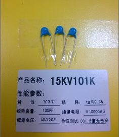 Y5T 15KV101K 15KV Carbon Film Resistor 100pf Ceramic Capacitor High Voltage