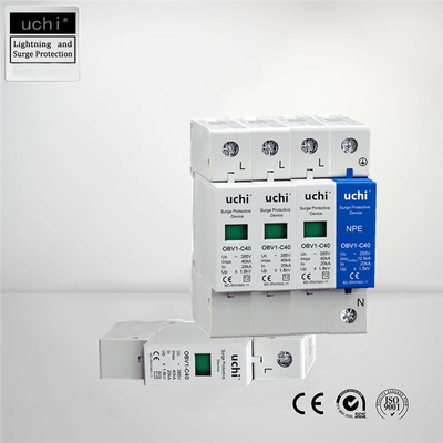 Rated IP20 MOV Surge Protection , 4 Pole Spd Electrical Systems