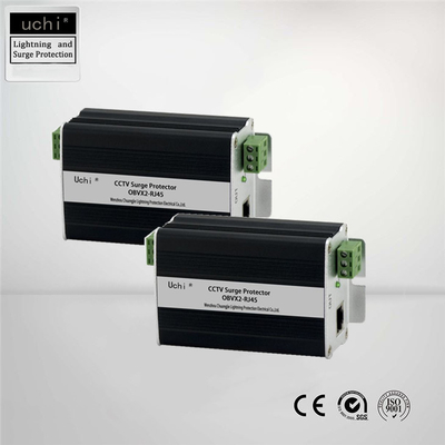 BNC Female Coaxial Connector Surge Protection Cctv Uc 6VDC For PLC applications