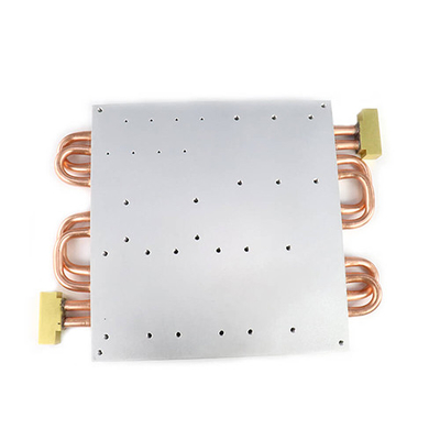 Double Tube Inlet Outlet Water Cold Plate for Laser Equipment