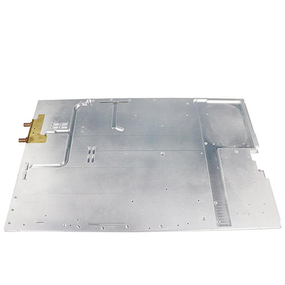 Complex Copper Pipes Bending Liquid Cooling Plate , High Power Water Cold Plate