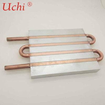 Hi Contact Liquid Cold Plates , 2 Pass Tube Liquid Cold Plate