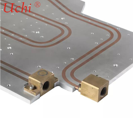 Copper Tube Liquid Cold Plate With Epoxy Bonding Process