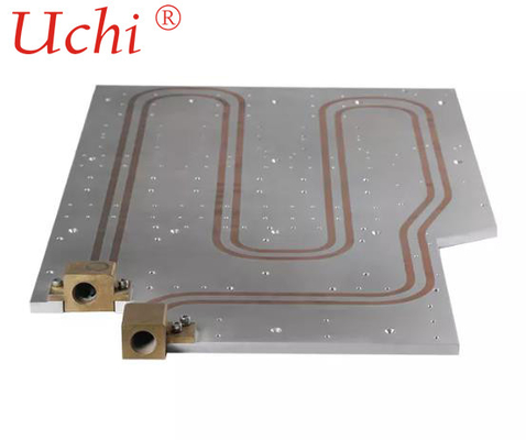 Copper Tube Liquid Cold Plate With Epoxy Bonding Process