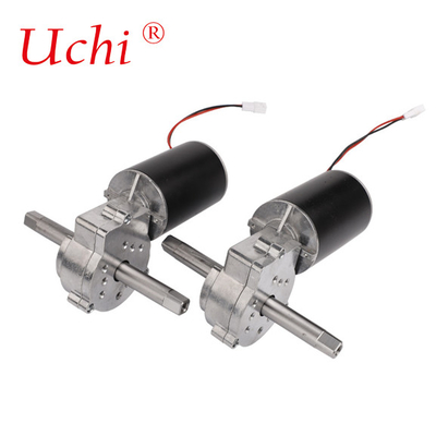 Walking Machine Brush DC Worm Gear Reducer Motor