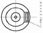 9V-16V 36 Mm OD Brushless Dc Gearmotor 4 Poles