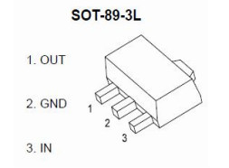 SOT89-3 78L05 5v Voltage Regulators Plastic Encapsulate