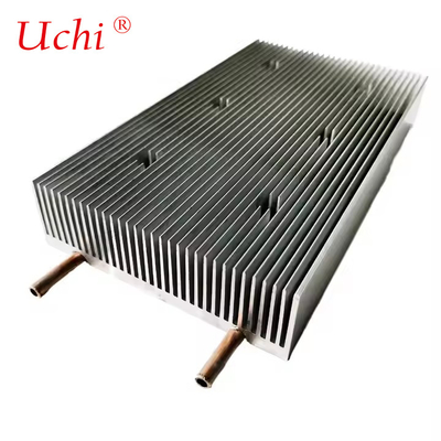 Water Cold Plate Heat Sink Embedded Copper Tubes Water Cooling Heatsink 120(W)*36(H)*210(L)mm