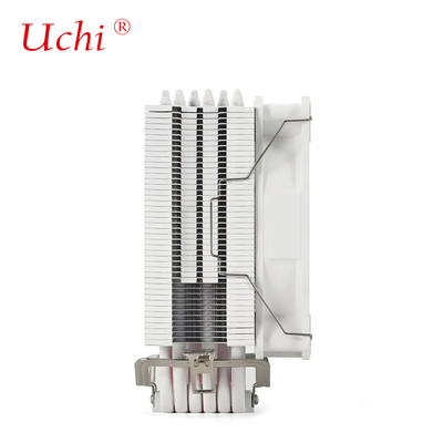 White 6 Pipe Computer Cpu Cooler Dual Fan RGB Heat Sink PC Computer