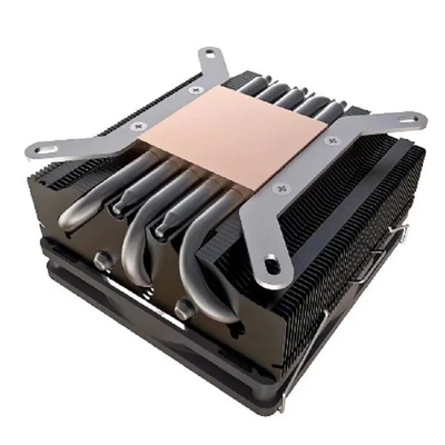 Heatpipe Radiator I3 I5 I7 I9 Lga775 1150 1151 1155 1156 1700 1366 2011 AMD AM4 AM5 Universal Horizontal CPU Cooler Fan Black