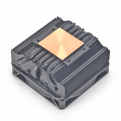 Heatpipe Radiator I3 I5 I7 I9 Lga775 1150 1151 1155 1156 1700 1366 2011 AMD AM4 AM5 Universal Horizontal CPU Cooler Fan Black
