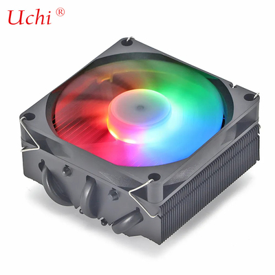 Heatpipe Radiator I3 I5 I7 I9 Lga775 1150 1151 1155 1156 1700 1366 2011 AMD AM4 AM5 Universal Horizontal CPU Cooler Fan Black