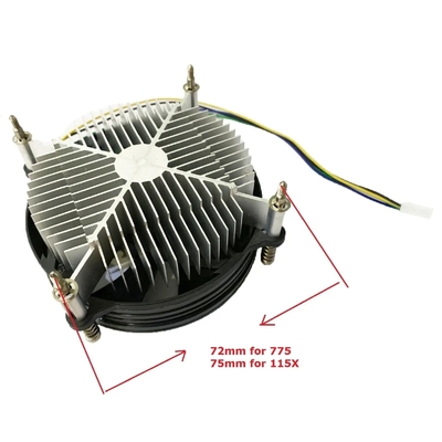 Intel 92mm Silent Fan Lga I5 I7 Cpu Cooler For PC Processor Cooling Equipment