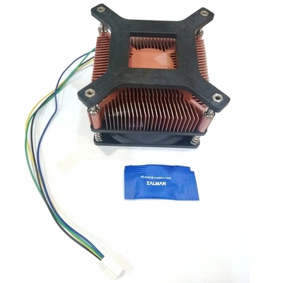 Copper Plated Heat Sink Heat Dissipation Grease TDP 60W Cpu Cooler Fan Silent Pwm 3 Pins 4 Pins I3 I5 Intel Lga775 1150 1151