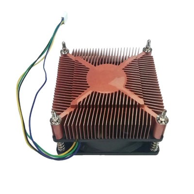 Copper Plated Heat Sink Heat Dissipation Grease TDP 60W Cpu Cooler Fan Silent Pwm 3 Pins 4 Pins I3 I5 Intel Lga775 1150 1151