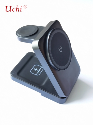 Private Mold G12 Foldable Multi-Functional Fast Charging Three-In-One Wireless Charger For Smartphones Watches Headphones