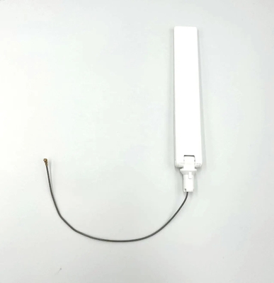 External Rubber 2.4GHz 5GHz Dual Band Communication Wifi Antenna With MHF Plug For Network Devices