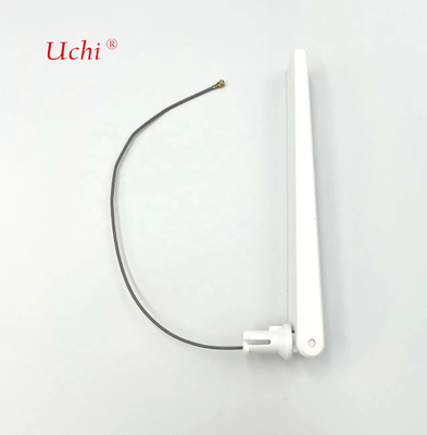External Rubber 2.4GHz 5GHz Dual Band Communication Wifi Antenna With MHF Plug For Network Devices