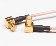 IoT Coax Cable 50 Ohm RG316 90-Degree MCX To MCX Male Cable Assembly