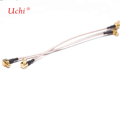 IoT Coax Cable 50 Ohm RG316 90-Degree MCX To MCX Male Cable Assembly