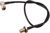 CRC9JW/FK Coaxial High-Frequency Connection Wire RG174 CRC9 Male Bent F Female 15CM All Copper RF Wire