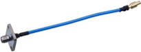 SMA Male Plug To N Type Female Jack Flange Panel Mount Connector For SS405 SS-405 Superflex RF Pigtail Extension Cable