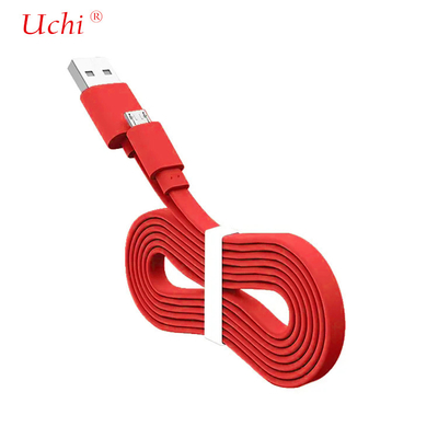 USB 3A Type C Cable Charger PVC Flat Noddle Shape Type Fast Charging For Mobile Cell Phone Charger Cable