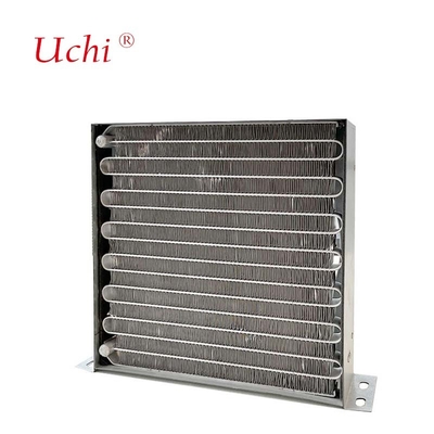 Flat Aluminum S Shaped Microchannel Air Cooled Heat Exchanger