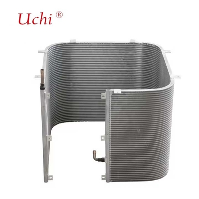 Energy Saving Serpentine Transverse Fin Microchannel Heat Exchanger Microchannel Condenser