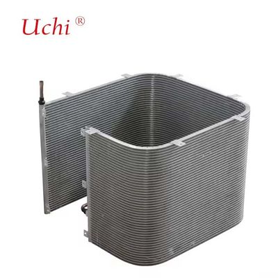 Energy Saving Serpentine Transverse Fin MLCP(micro-channel Liquid Cooling Plate) Microchannel Condenser