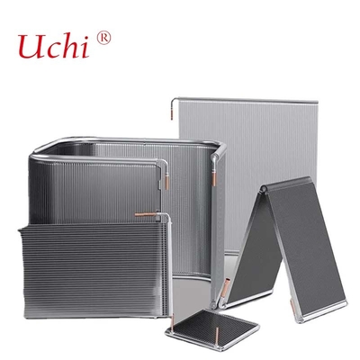 Aluminum Microchannel Tube Heat Exchangers Energy Saving Consumption Reducing
