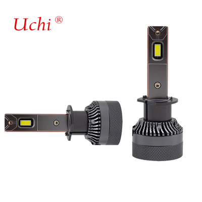 Mini Dual-Copper Tube High Power LED Car Headlight H1 High And Low Beam Bulb