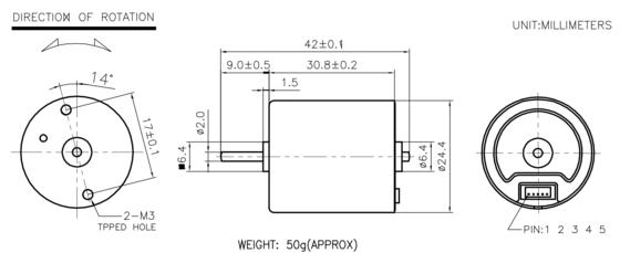 BLDC 2430 Brushless Motors For Home Applications And Personal Care