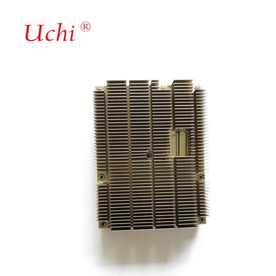 Fanless CPU Cooler With Copper Heat Pipes And Aluminum Zipper Fins