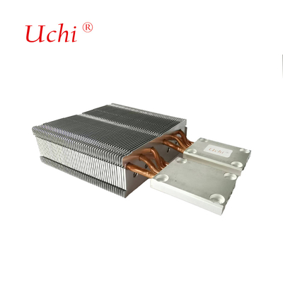 Small 8-Heat Pipe Aluminum-Copper PC Zipper Fin CPU Cooler For Efficient Temperature Control