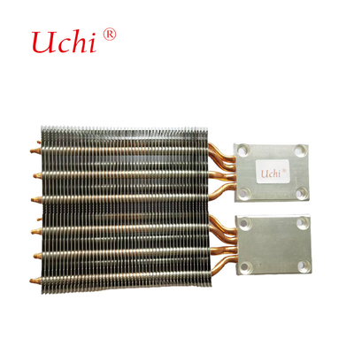 Small 8-Heat Pipe Aluminum-Copper PC Zipper Fin CPU Cooler For Efficient Temperature Control