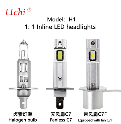 Small Volume LED Car Headlights For Compatible With Multiple Vehicle Models