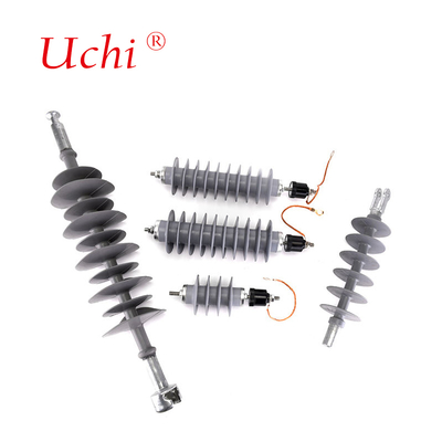 ISO9001 Distribution Line Composite MOA 10KA 33KV Zinc Oxide Gapless Arrester