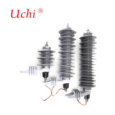 ISO9001 Distribution Line Composite MOA 10KA 33KV Zinc Oxide Gapless Arrester