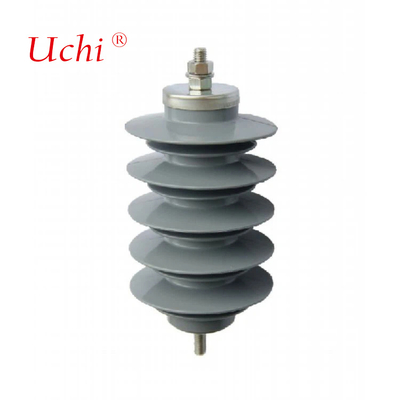 15kV Surge Arrester Non-Gap Metal Oxide Pole Lightning Arrester For Over Voltage Protection