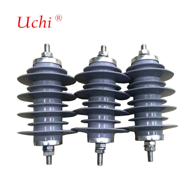 15kV Surge Arrester Non-Gap Metal Oxide Pole Lightning Arrester For Over Voltage Protection