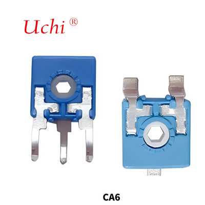 CA6 Spanish Potentiometer Adjustable Resistor Single-turn Carbon Film Trimmer Potentiometer