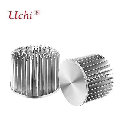 100mm Silver Casing Radial Aluminum Cold Forged Heat Sink