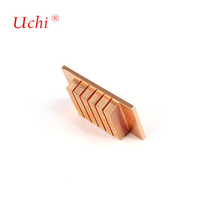 58W High Density Copper Pin Fins Skived Heatsink