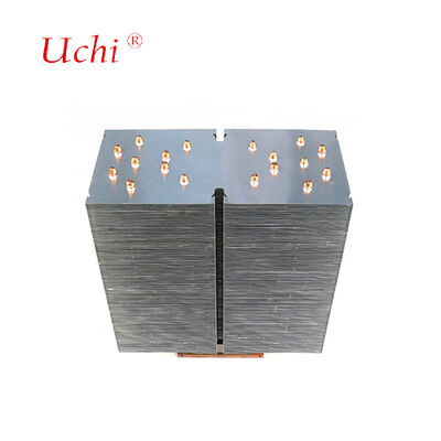 1500W LED Heat Sink - 5 Zipper Fin Heat Pipe Cooling Module