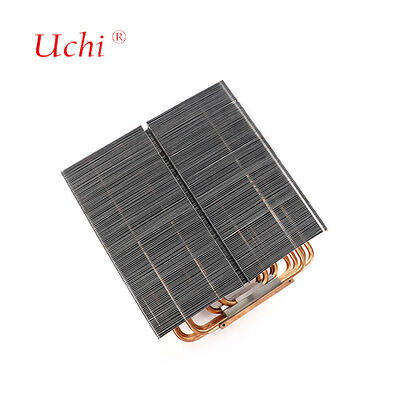 1500W LED Heat Sink - 5 Zipper Fin Heat Pipe Cooling Module