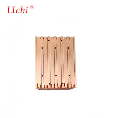 Buckle Fin Copper Heat Sink Power Supply Cooling Plate